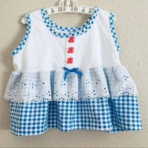 Beautiful vintage toddler girl summer blouse💞